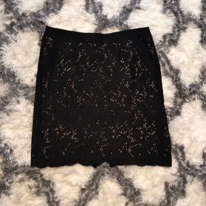 Loft Black Skirt